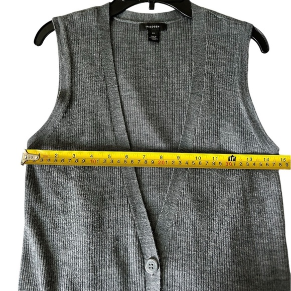 Halogen Long Merino Wool Sweater Vest Size XS - Picture 6 of 11